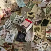 366PCS Vintage Journal Scrapbooking DIY Material Paper Plant Letter Article Natu
