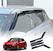 X-CAR Weathershields for Suzuki Swift 2017-2024 Car Weather Shields Wind Deflectors Sun Visors Accessories