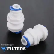 1/4" OD Hose Pipe Connector Bulkhead Water Filters Purifier RO System Fittings