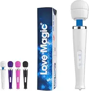 30 Mode Corded Body Wand Personal Vibrator Massager Travel Magic Vibrating Wand for Muscle Recovery Back Neck Pain Relief Clitoral Stimulator Sex toy Clitoris Clit Massager for Women (WHITE)
