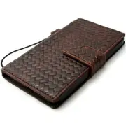 Genuine Leather case fo Iphone 14 13 12 11 Pro Max Wallet Book X SE XR Decorated