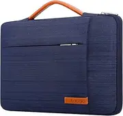 Lacdo 360° Protective Laptop Sleeve Case for 15 inch New MacBook Air M4 A3241 2025, M3 A3114, M2 A2941 2024-2023, 15 inch MacBook Pro A1990 A1707, Dell XPS 15 Plus Computer Bag, Water-Resistant,Blue