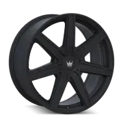 22x8.5 Mazzi Laguna Matte Black Wheel 5x112/5x120 (38mm) (for: Audi)