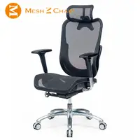 在飛比找PChome24h購物優惠-【Mesh 3 Chair】華爾滋人體工學網椅-尊爵版(酷黑