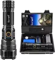 Flashlights LED High Lumens Rechargeable, 20000 Lumens XHP70.2 Super Bright Flas