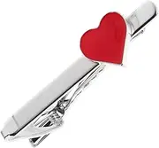 [Healeved] Valentines Day Heart Tie Clip for Men Elegant Simplicity Business Versatile Lapel Pin Jewelry for Special Occasions Enhances Professional Image and Style