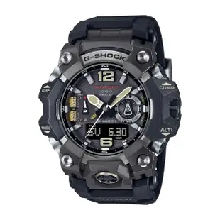 【CASIO 卡西歐】G-SHOCK 藍牙 防塵泥 電波 太陽能 三重感測器 強悍黑_52.1mm(GWG-B1000-1A)