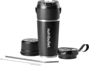 NUTRIBULLET Stainless Steel Flip Portable Blender Black