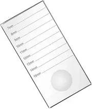 BESTYASH Eyelash Extension Platform Tool Grafting Eyelash Glass Board with Scale for Accurate Measurement for Beauty Salons and Personal Use