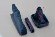 Suede ebrake boot BMW E30 ALCANTARA (for: BMW)