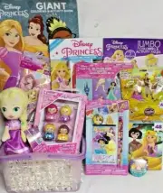 NEW RAPUNZEL TANGLED KIDS EASTER TOY GIFT BASKET DISNEY DOLL TOYS PLAY SET