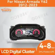 LCD Digital Cluster Speedometer Instrument Upgrage for Nissan Armada Y62 12-23