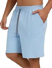 [MRSISYI] Men's Workout Gym Shorts 7" Quick-Dry Lightweight Stretch Athletic Shorts for Tennis Running Hiking Training