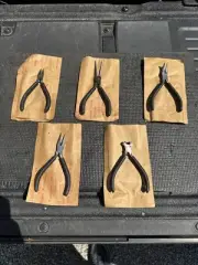Sears Craftsman USA Catalog Only 5pc Mini precision Plier Set Rare Bent Nose