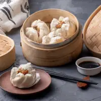 在飛比找momo購物網優惠-【漢來飯店】五星主廚私房特色港點 蜜汁叉燒包(6盒/組)