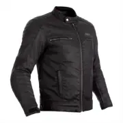 RST Brixton Mens Wax Cotton Motorcycle Motorbike Jacket Black Armour CE Vintage