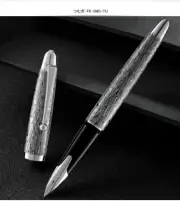 PILOT Fountain pen FK-5MS-TU size M " Silburn " 18K Converter Cartridge ink