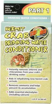 Zoo Med Hermit Crab Drinking Water Conditioner Instantly Removes Chorine 2.25-Oz