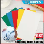50/100PCS Carbon Paper Transfer Copy Graphite Tracing Wood Canvas Art Multicolor