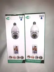 2PACK 360° 1080P IP Light Bulb Camera WiFi IR Night Smart Home Wireless