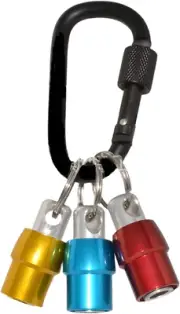 Bit Holder 1/4 Inch Hex Shank Screwdriver Bits Holder Extension Bar Keychain Scr