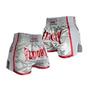 Fluory Eternity Classic Retro Muay Thai Shorts Grey