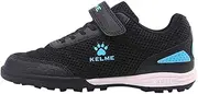 [KELME] Football Boots Boys/Children Artificial Grass Training Shoes Girls Trainers Sports Shoes Indoor Outdoor Turf Football Shoes Unisex, Ablack, 34 EU