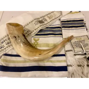 以色列 號角 屬靈兵器 綿羊角 全拋光 shofar ram’s horn 吹角節 猶太新年 羊角號 基督教 猶太教