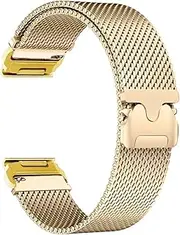 [PTLYE] Stainless Steel Strap for Garmin Fenix 8 E 7X 7 Pro Fenix 6X 5X 5Plus Tactix 7 Forerunner 965 955 Quick Fit Bracelet Band