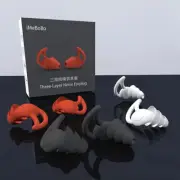 Sleep Silicone Ear Plugs Sleeping Device Noise Reduction Earplugs Soft 3 Layers