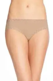 Natori 'Bliss' Nude Brief Panties L139653 Womens Size XL