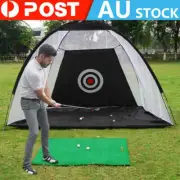 1M Golf Practice Net Hitting Net Chipping Training Aid Cage Home Outdoor Black