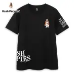HUSH PUPPIES T恤 男裝簡約英文字立體矽膠刺繡狗T恤