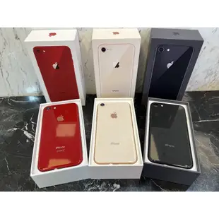 電池100🔷全新福利品🔷iPhone8 64G 256G 紅色 銀色  黑色 金色 i8