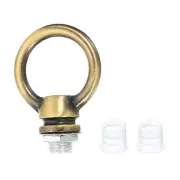 15kg M10 Thread Lifting Eye Nut Female Loop Holder 25mm Hook Ring Bronze
