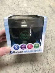 iLive Blue iSB14B Portable Bluetooth Speaker Color Changing Glow Ring LEDs New!