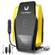 Tire Inflator Portable Air Compressor - Air Pump for Car Tires - 12V DC Tire Pu