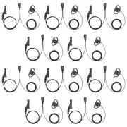 10 pcs Security D-Shape Earphone PTT for Motorola APX-7000XE 7000 6000 2000