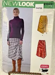 New Look Sewing Pattern R10281 - Sizes 8-20 Misses Skirt 2 Styles 8 Sizes