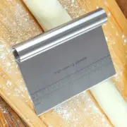 1 Pcs Stainless Steel Pizza Dough Scraper Cutter Cake Pastry Divider Dough Knife