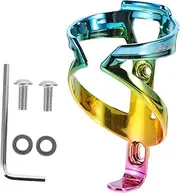 Stylish Mountain Bike Bottle Holder Electroplated Design Easy Access Water Cup Rack for Outdoor Cycling Chic and Creative Kettle Holder for Bike Enthusiasts