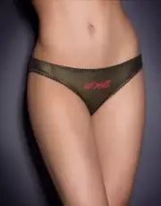 Agent Provocateur Odray Hot Pants Gold Red Brief AP4 Large NWT