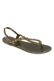 Supermodel Stud Jelly Sandal--HOL-HST73PBPK
