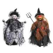 Eerie Halloween Pumpkin Specter Tree Star Toppers Festival Tree or Table Accent