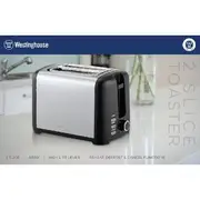 Westinghouse 2 Slice Toaster Stainless Steel