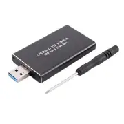 10X(MSATA to USB USB 3.0 to MSATA SSD USB3.0 to MSATA Case Enclosure HDD1201