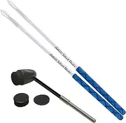 Adoro Silent e Sticks & Bass Drum Beater for E Drum & Drum Pad - The Soft Tip Activates the E Drum Kit and Reduces Loud Contact Noise - No More Hard "Thwack"