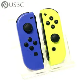 Nintendo Switch Joy-Con左右手控制器-藍&電光黃 Switch專用配件 遊戲手把控制器 二手品