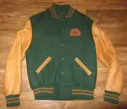 Coors George Killian's Irish Red Beer Mens Varsity Jacket, Green, Size S, New