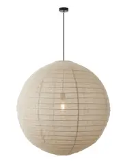 Tamarind 800mm Round Handcrafted Linen Shade Only in Natural